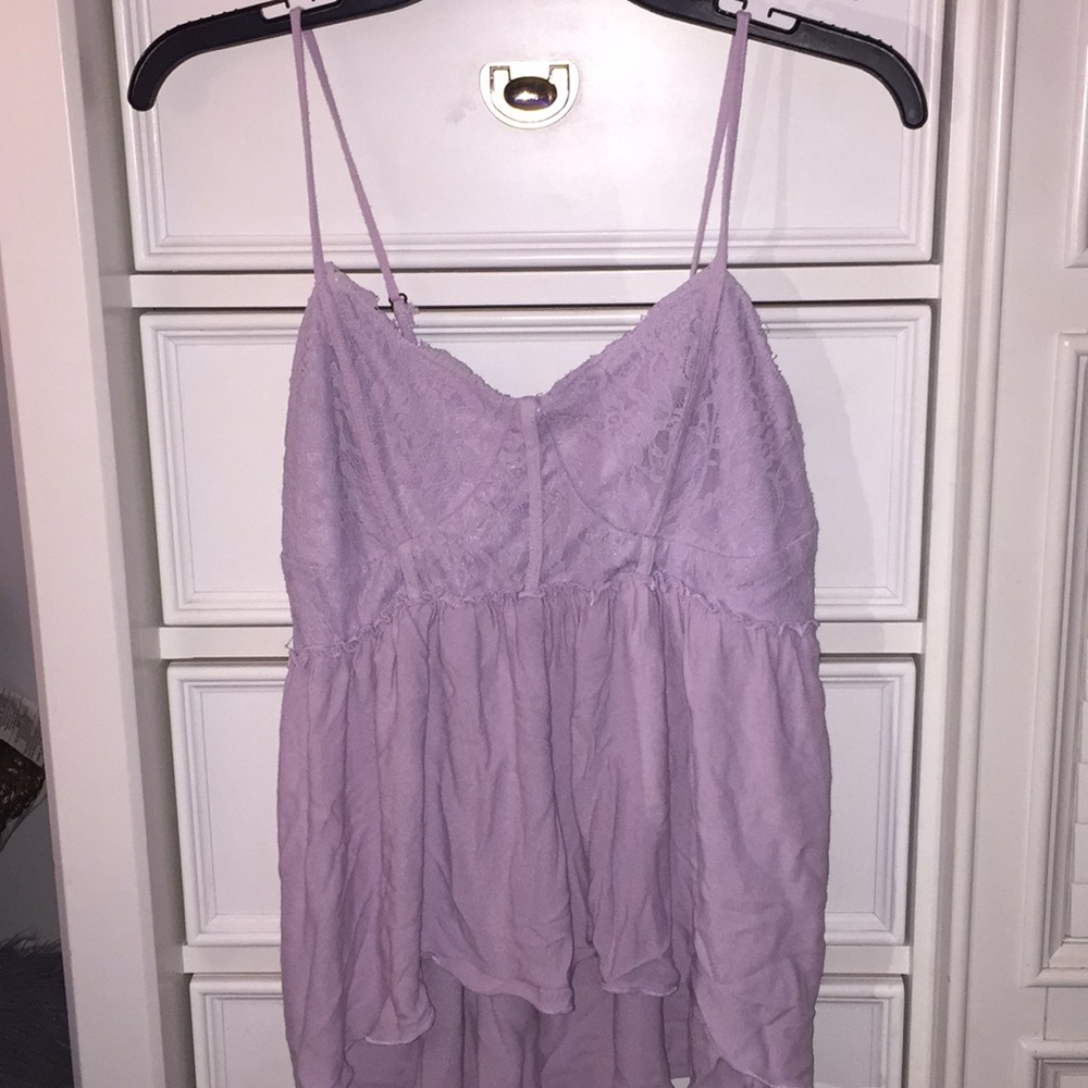 Xhilartion - Purple Lace Tank!